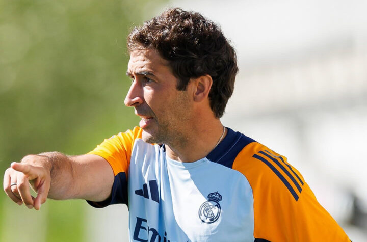 Raúl González, en el encuentro de pretemporada ante el Tarazona/ Foto: Real Madrid CF