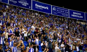 Afición del Hércules en el Estadio Rico Pérez/ Foto: Hércules CF