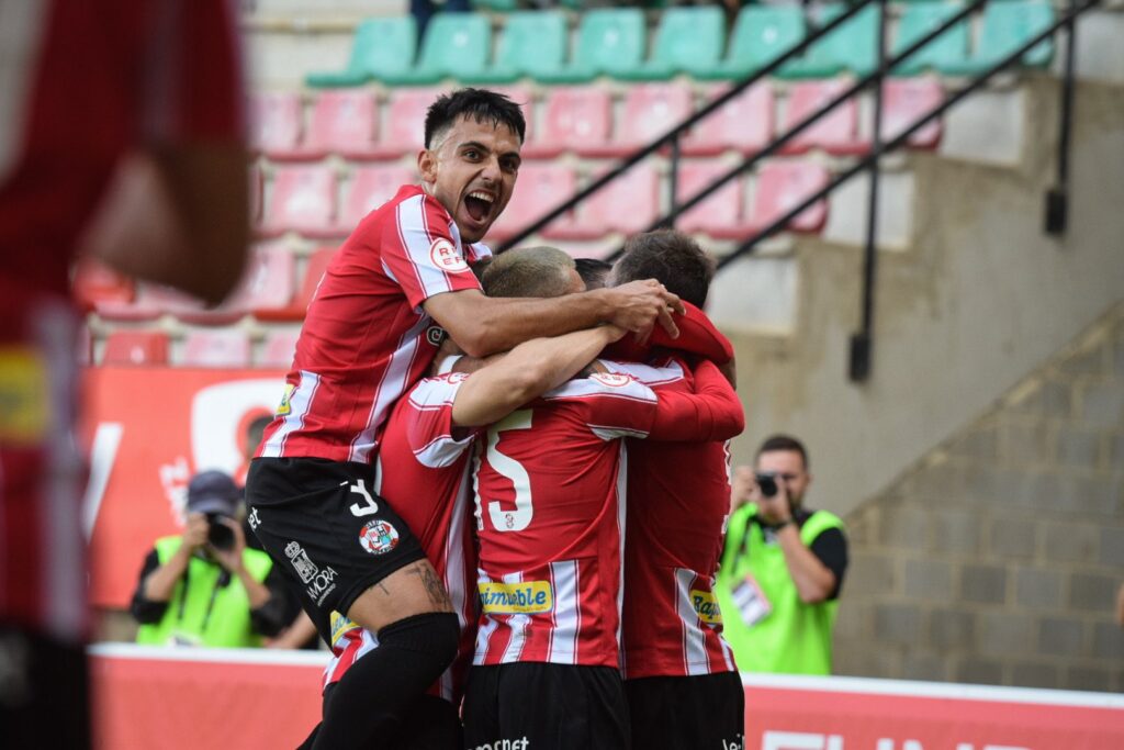 Jugadores del Zamora celebrando los goles/Foto: Zamora CF