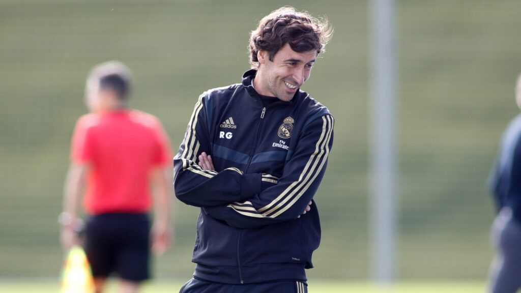 Raúl, durante un entrenamiento del Castilla/ Foto: Real Madrid CF