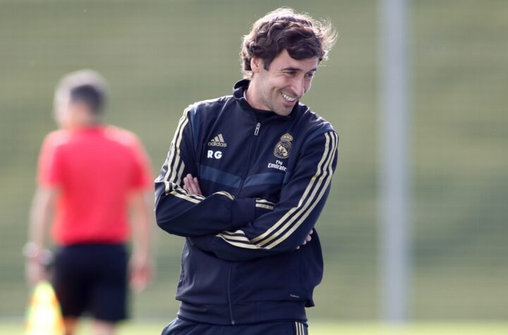 Raúl, durante un entrenamiento del Castilla/ Foto: Real Madrid CF