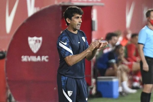 Paco Gallardo, seleccionador sub 19, con el Sevilla Atlético