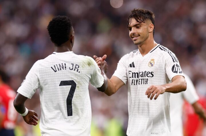 Vinicius y Asencio tras el partido/ Foto: Real Madrid CF